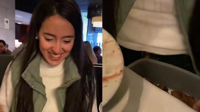 Novia lleva tupper a restaurante