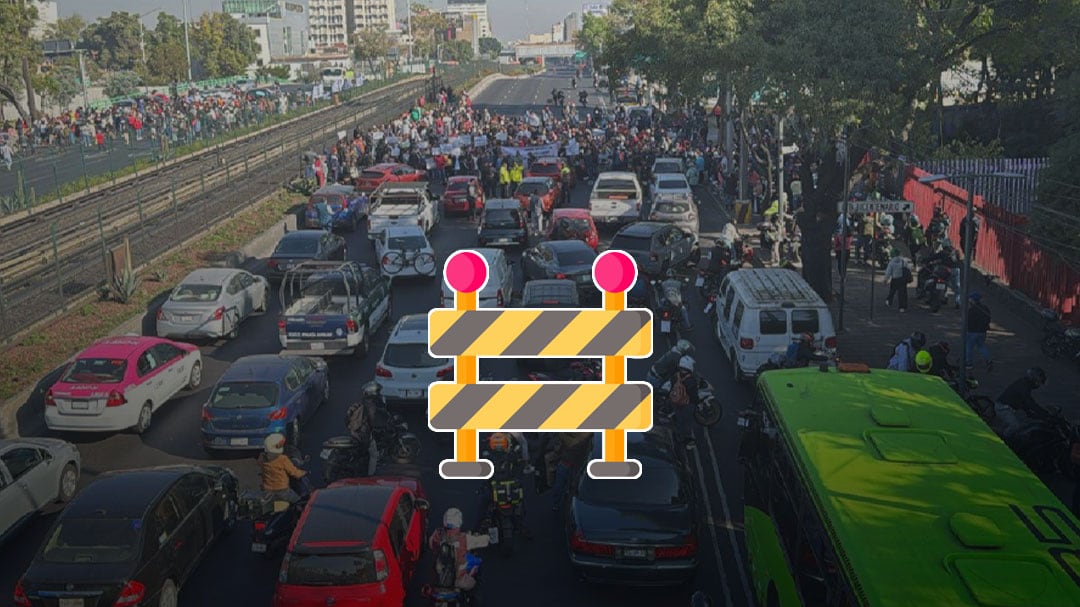 Bloqueos en CDMX y Edomex: Las 16 vialidades que estarán cerradas el 29 de octubre