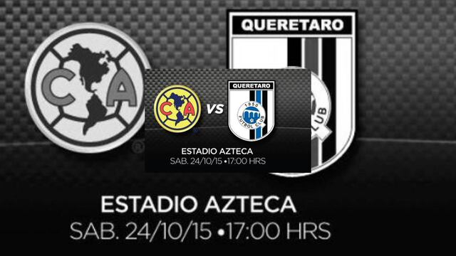 América recibirá a Querétaro en la cancha del Estadio Azteca