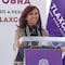 Lorena Cuéllar entrega obra vial en Tlaxco tras 20 años sin pavimentar