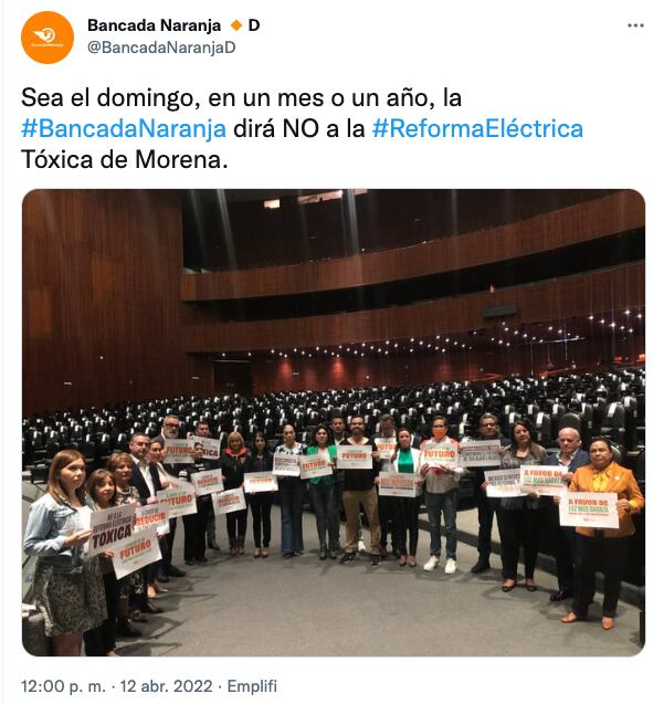 Tuit de Movimiento Ciudadano