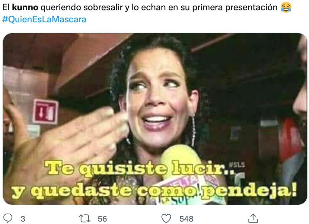 Memes sobre Kunno tras salir de '¿Quién es la Máscara?'