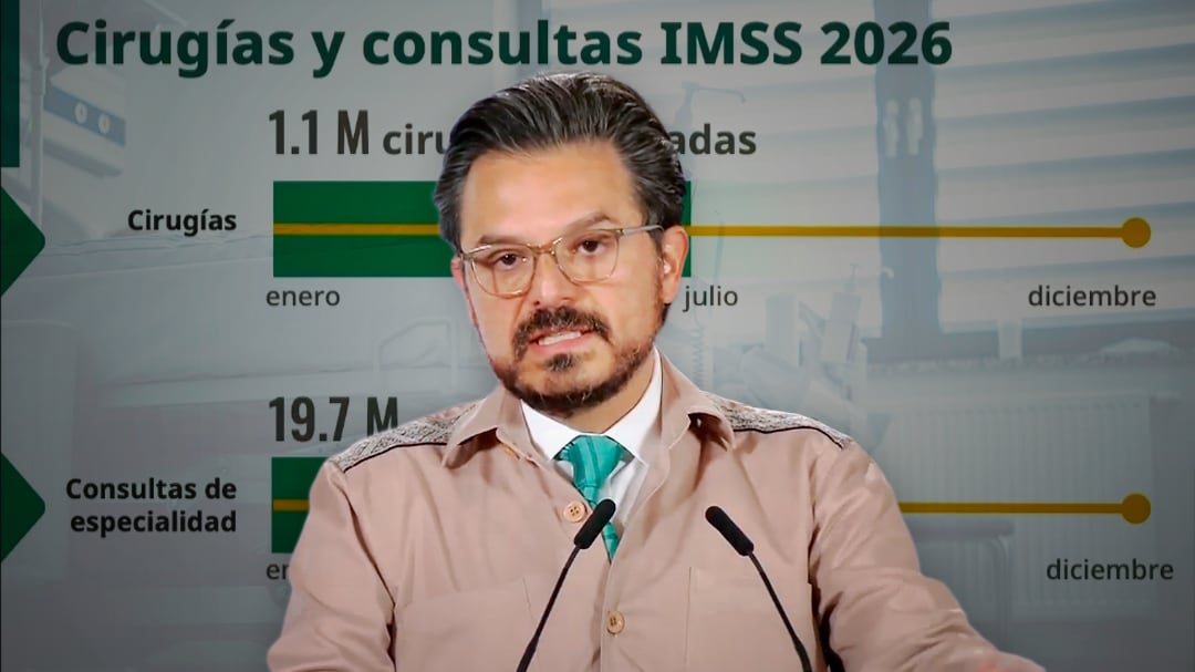 Zoé Robledo revela meta del IMSS para cirugías y consultas en 2026