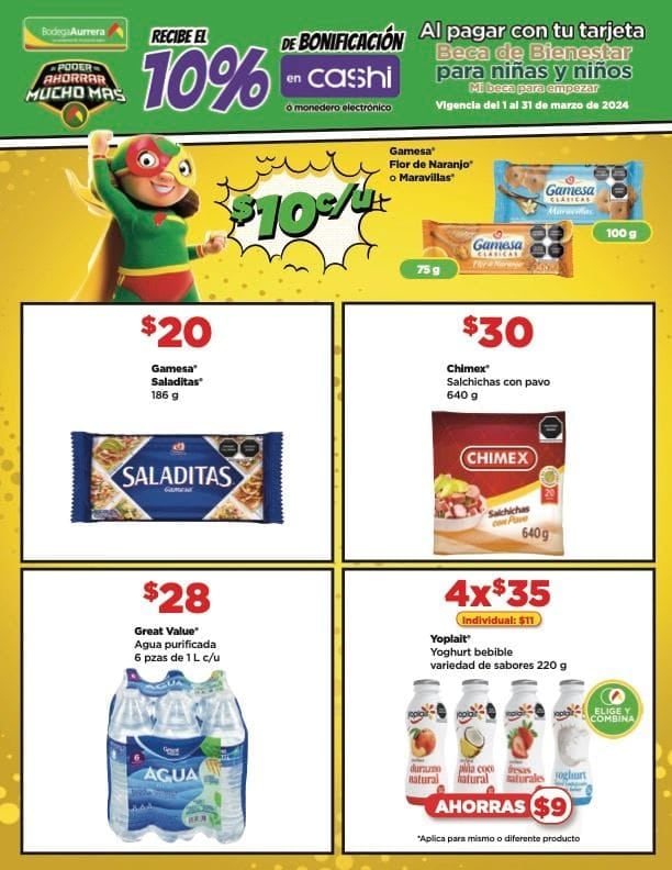 Ofertas Bodega Aurrerá hoy al 31 de marzo despensa y abarrotes