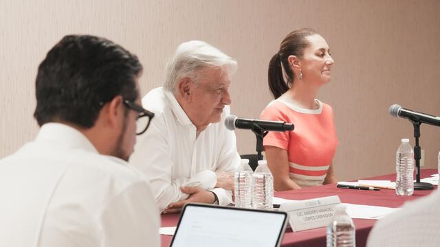 AMLO y Claudia Sheinbaum en Ciudad Juárez