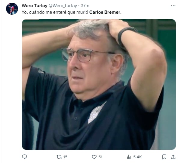 Memes por la muerte de Carlos Bremer