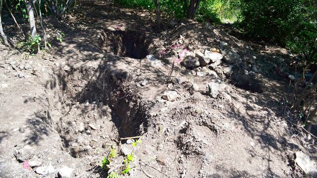Fosas clandestinas en Iguala, Guerrero.
