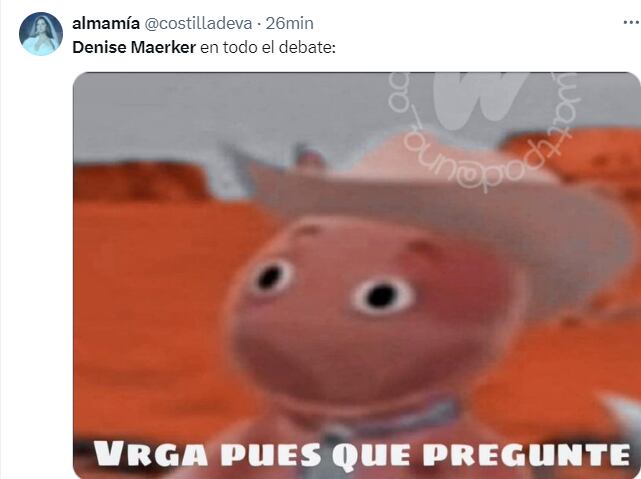 Denise Maerker protagoniza los memes del primer debate presidencial