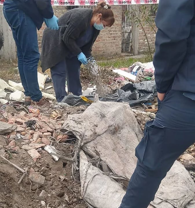 Restos de Daniel Tomás Silvero