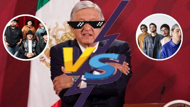 AMLO provoca guerra de memes entre los fans de Grupo Frontera y los de Morat