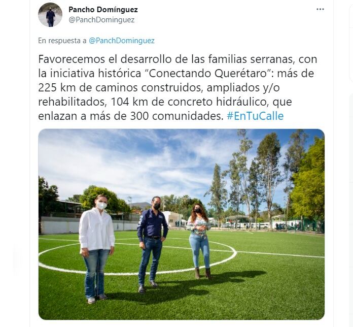 'Pancho' Domínguez anuncia 'Conectando Querétaro