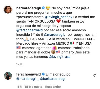 Bárbara de Regil dice que Fernando Schoenwald es su mejor equipo.
