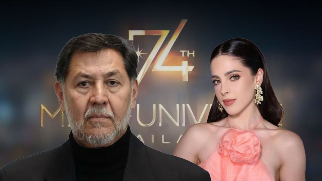 Gerardo Fernández Noroña denuncia campaña misógina contra Fátima Bosch en Miss Universo 2025