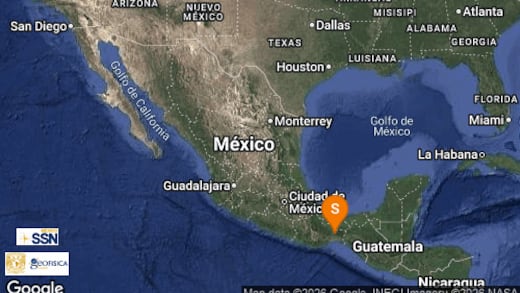 Sismo hoy 1 de enero de 2026: Temblor en Matías Romero, Oaxaca