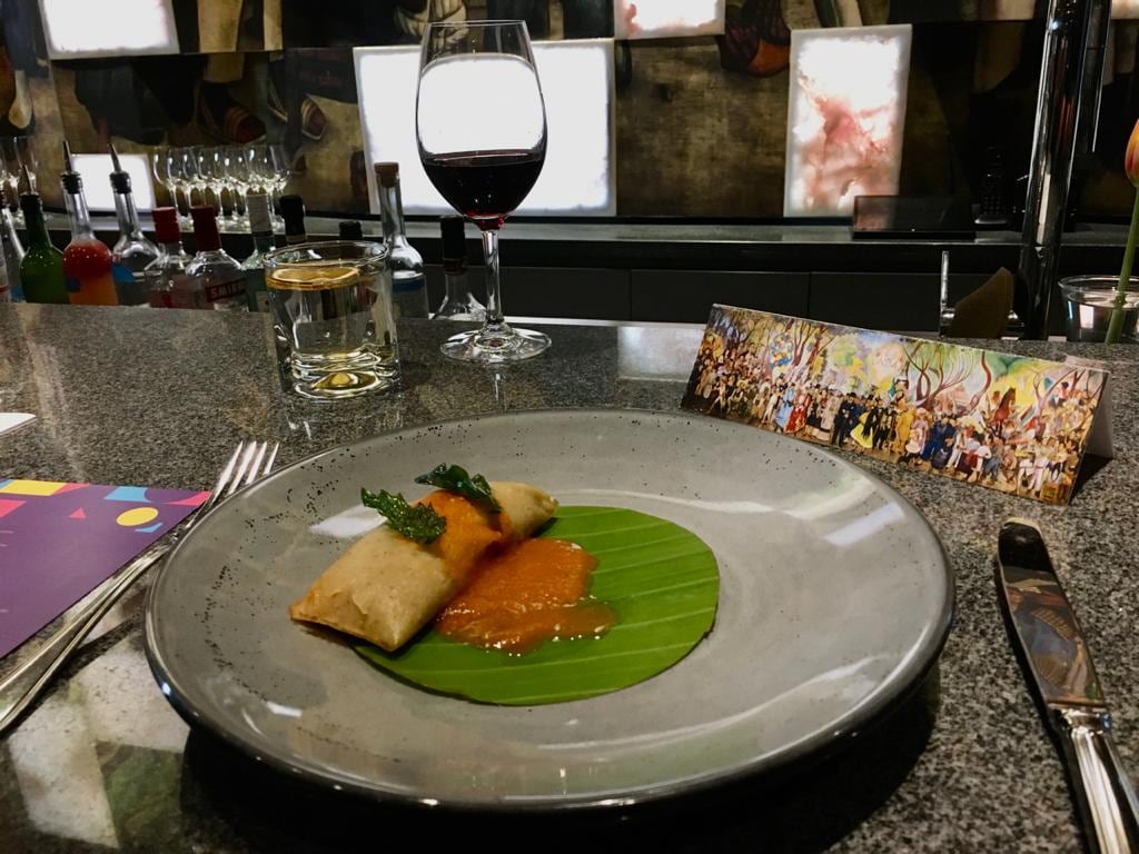 Tamal Oaxaqueño de salsa morita y suadero