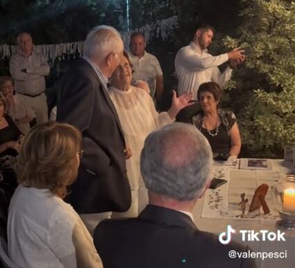 Pareja que se reencontró