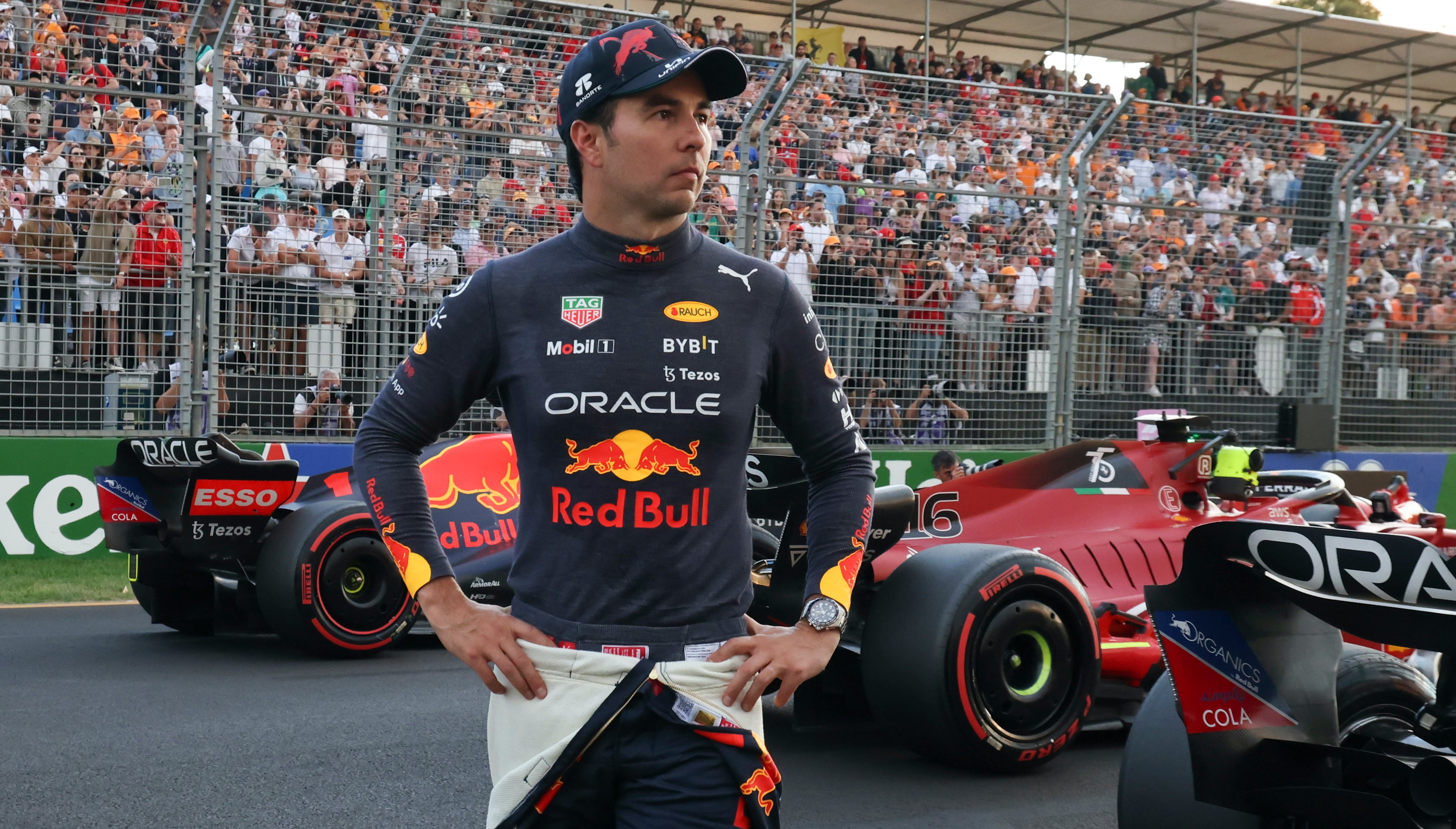 Checo Pérez en el Gran Premio de Australia