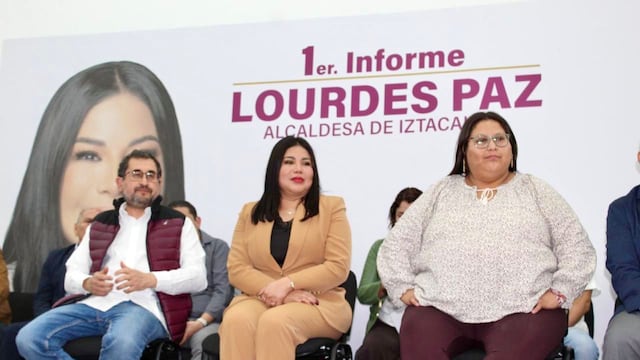 Iztacalco registra mejores cifras en obra pública en el Primer Informe de Lourdes Paz.