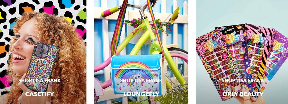 Productos de Lisa Frank.