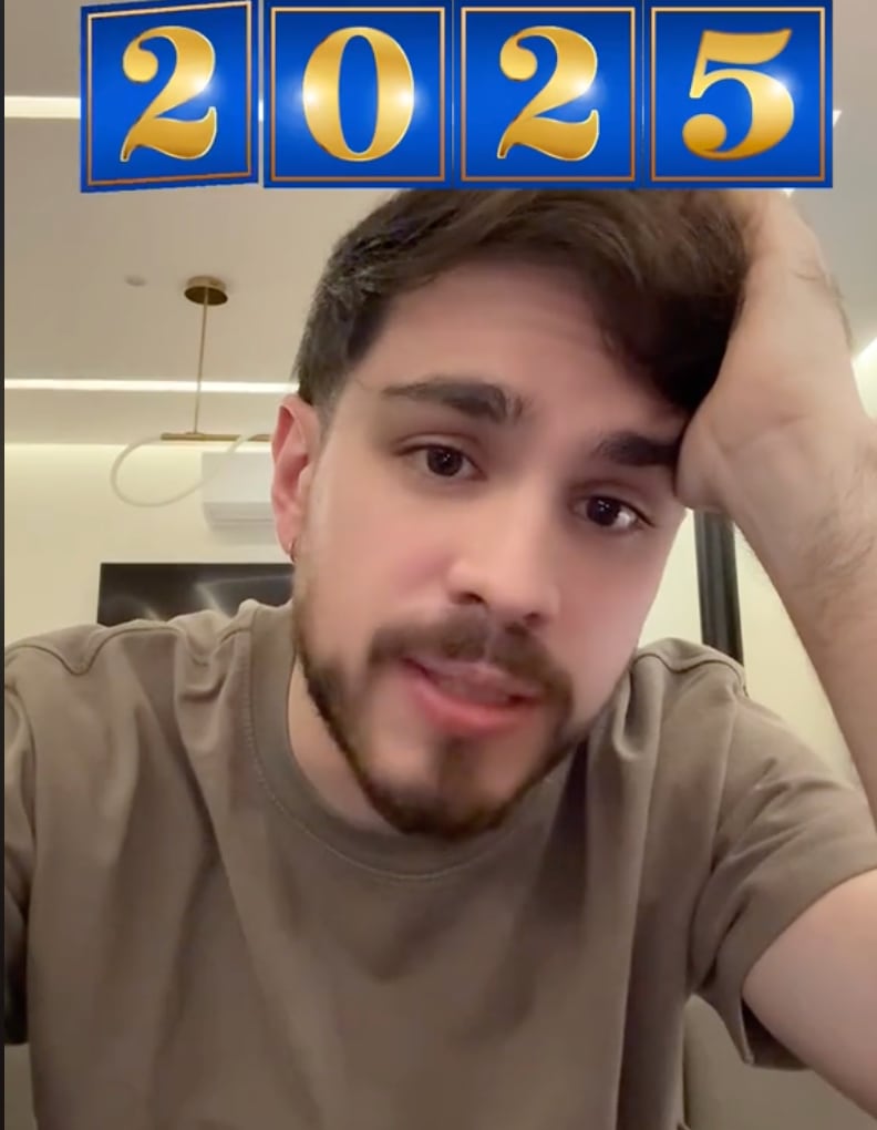 JuanSGuarnizo usó un filtro para saber qué le espera en 2025 y el resultado fue una tragedia