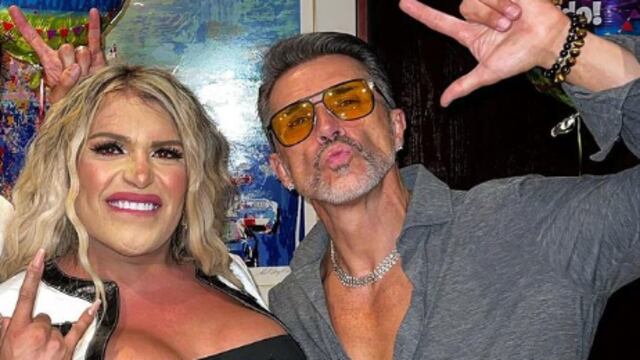 Wendy Guevara y Sergio Mayer