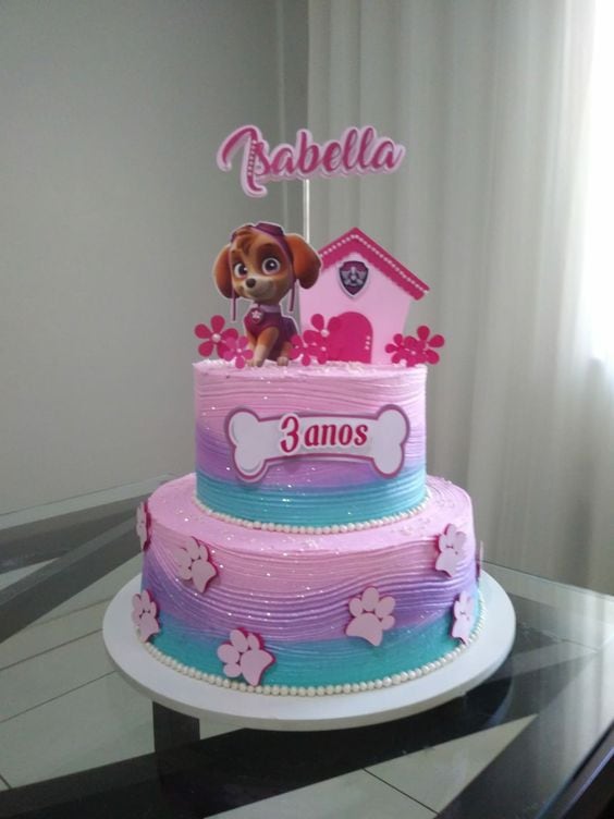 Pastel de Skye de Paw Patrol