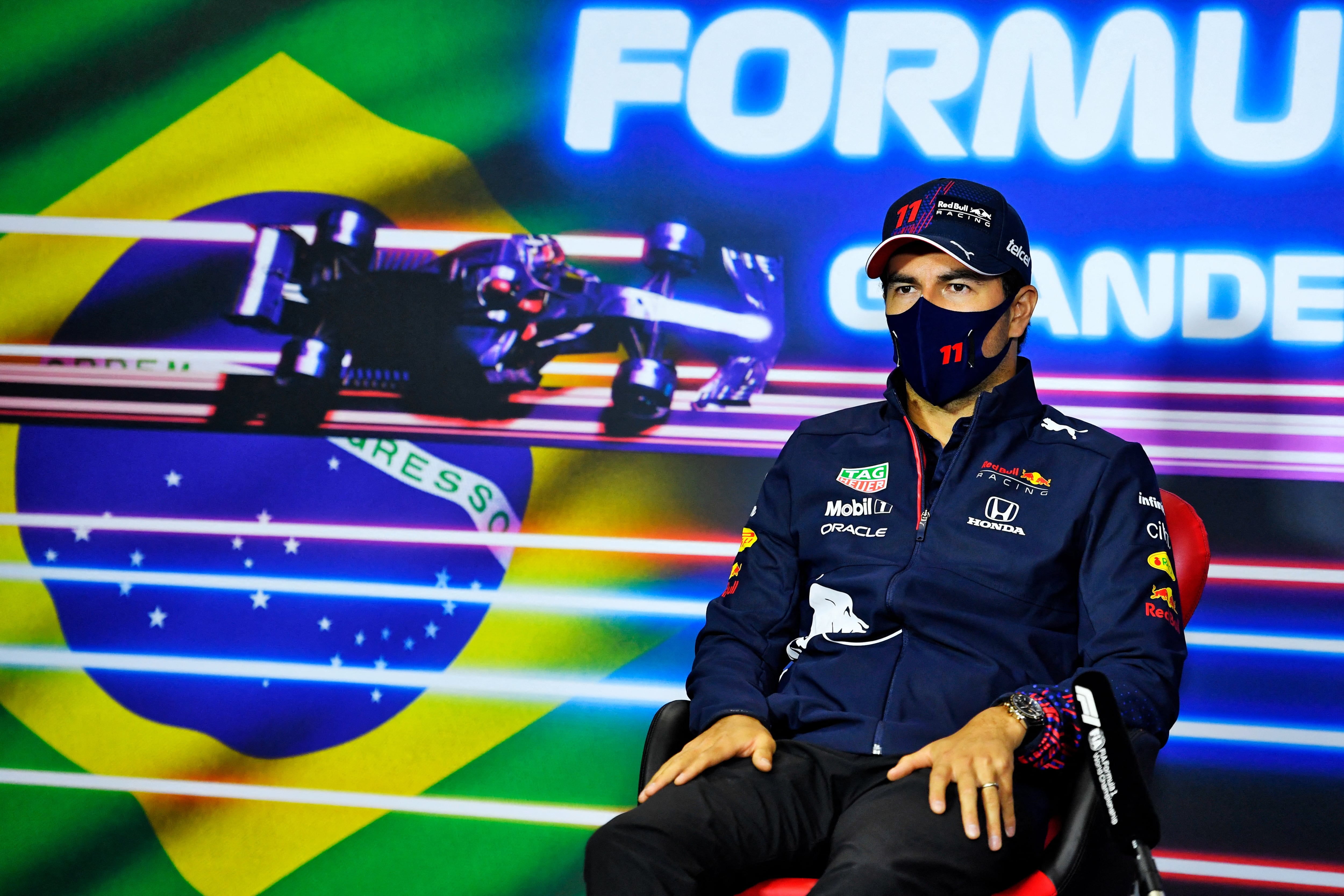 Checo Pérez en el GP de Brasil