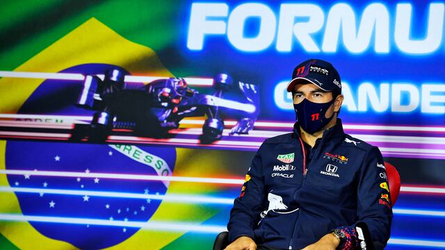 Checo Pérez en el GP de Brasil