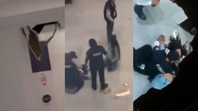 Una mujer cayó a 10 metros de altura en Galerías Pachuca por culpa de un plafón