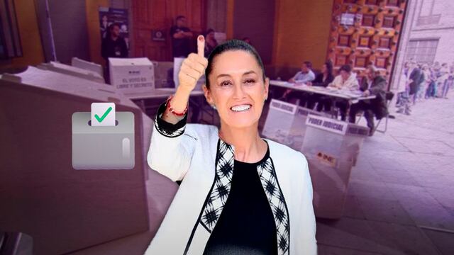 Claudia Sheinbaum vota en las elecciones Poder Judicial 2025