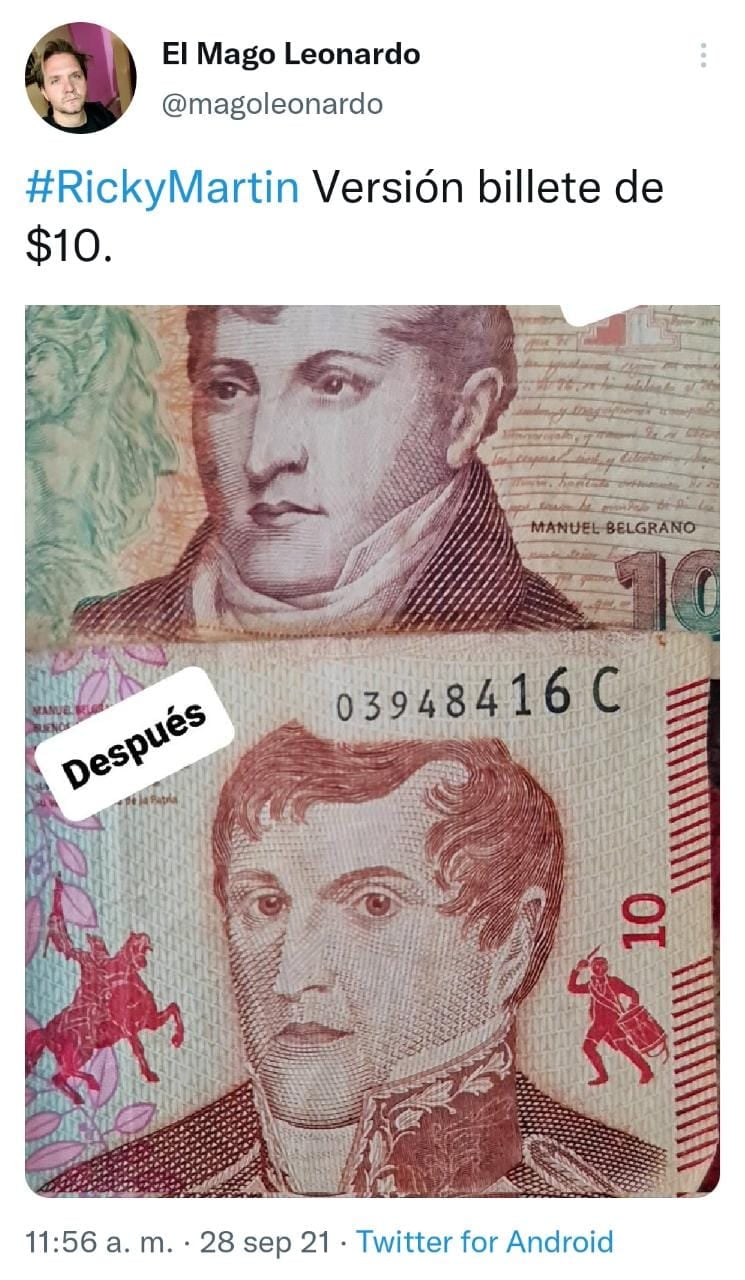 Meme de Ricky Martin