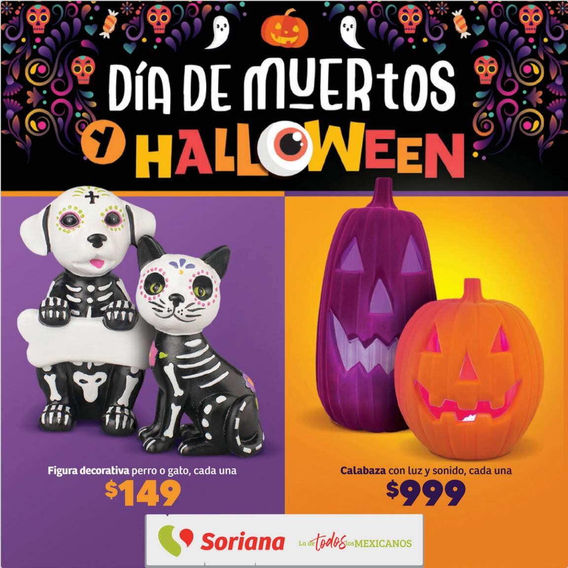 Soriana Día de Muertos y Halloween