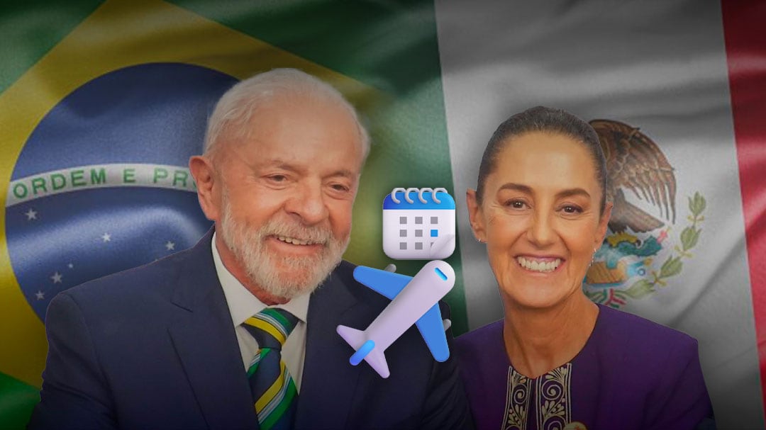 Sheinbaum viajará a Brasil a mediados de año tras invitación de Lula