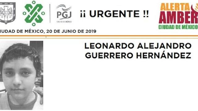 Leonardo Alejandro tiene 13 años