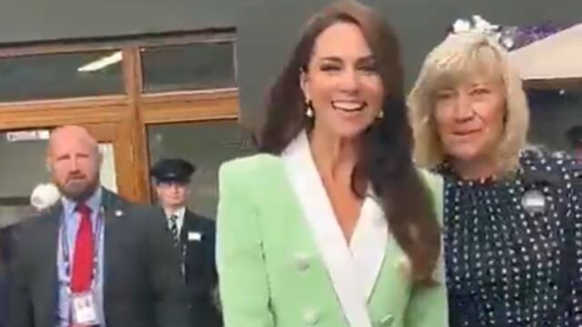 Kate Middleton saluda a la familia del tenista mexicano Santiago González