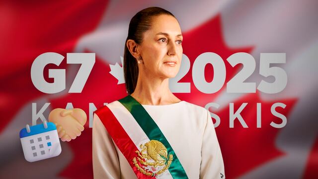 Claudia Sheinbaum en la cumbre del G7 2025