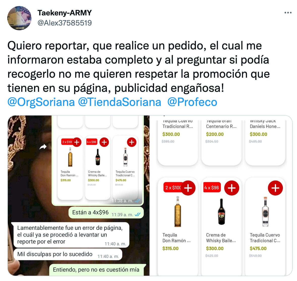 Soriana no respeta sus promociones