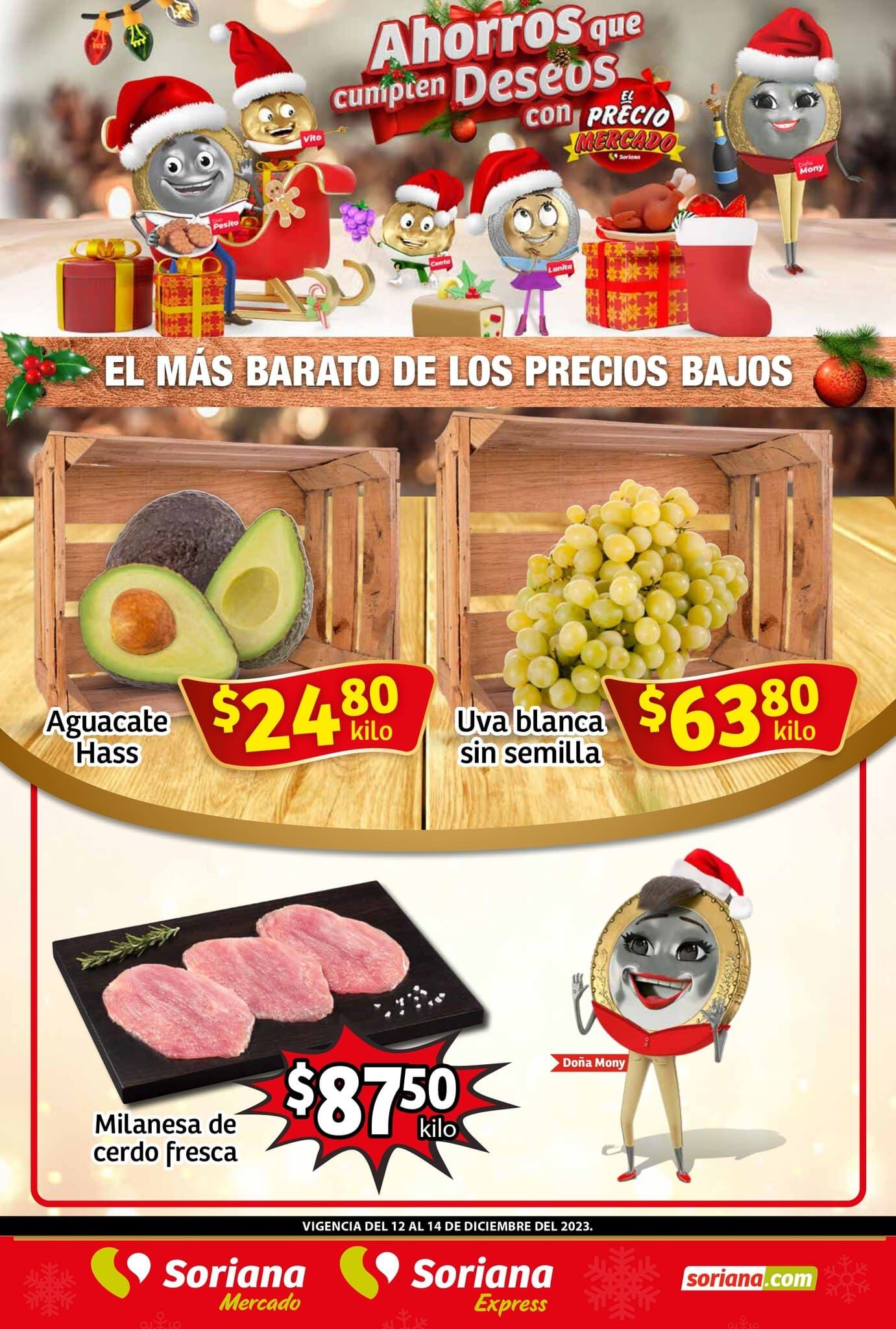 Folleto Soriana Mercado 13 y 14 de diciembre 2023