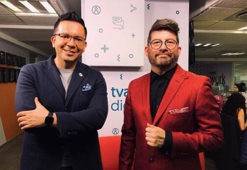 Chef JoséRa Castillo junto a Hernán Albarenque