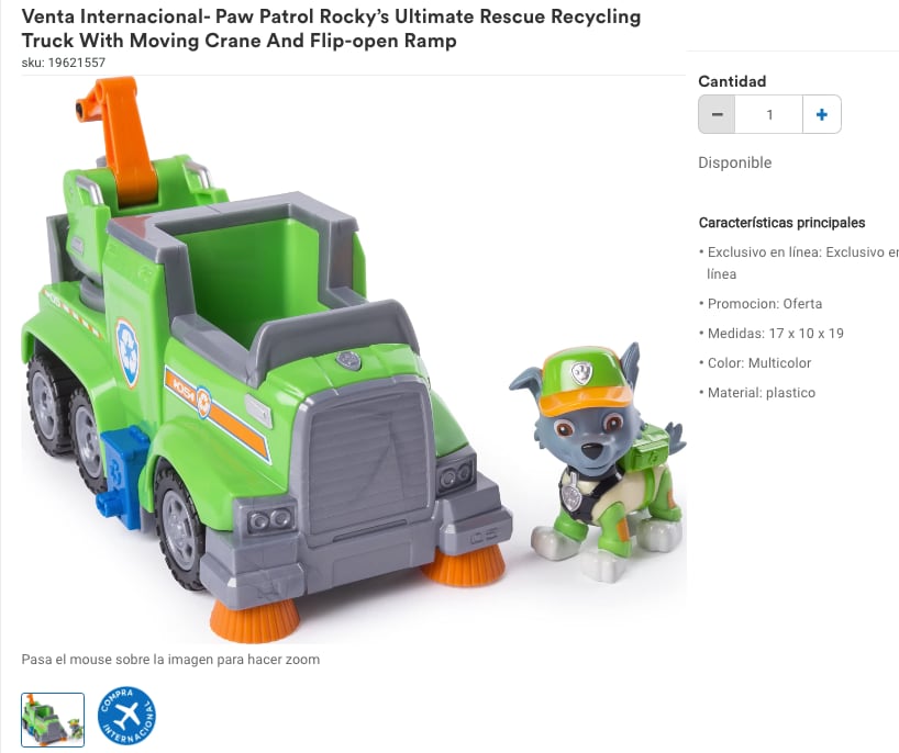 juguetes de Paw Patrol en Coppel