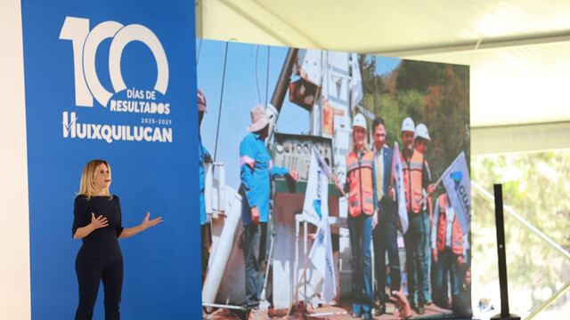 Romina Contreras Carrasco rinde informe por sus primeros 100 días de gobierno en Huixquilucan.