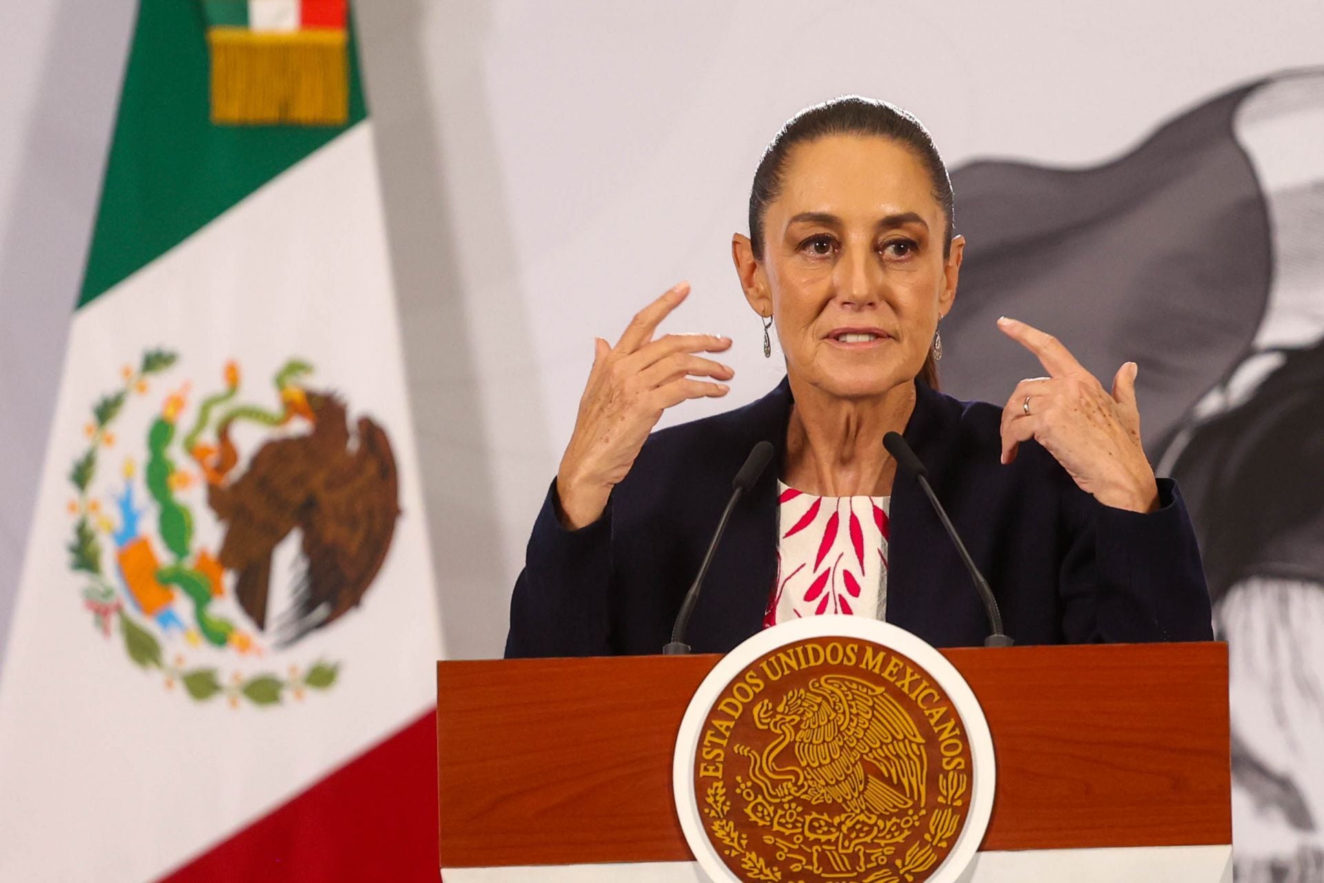 Claudia Sheinbaum Pardo, presidenta de México.
