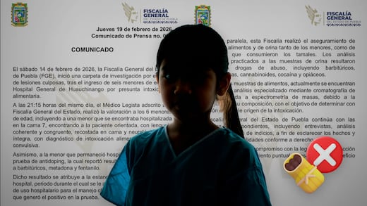 Fiscalía de Puebla aclara caso de presunto fentanilo en tamales en Huauchinango