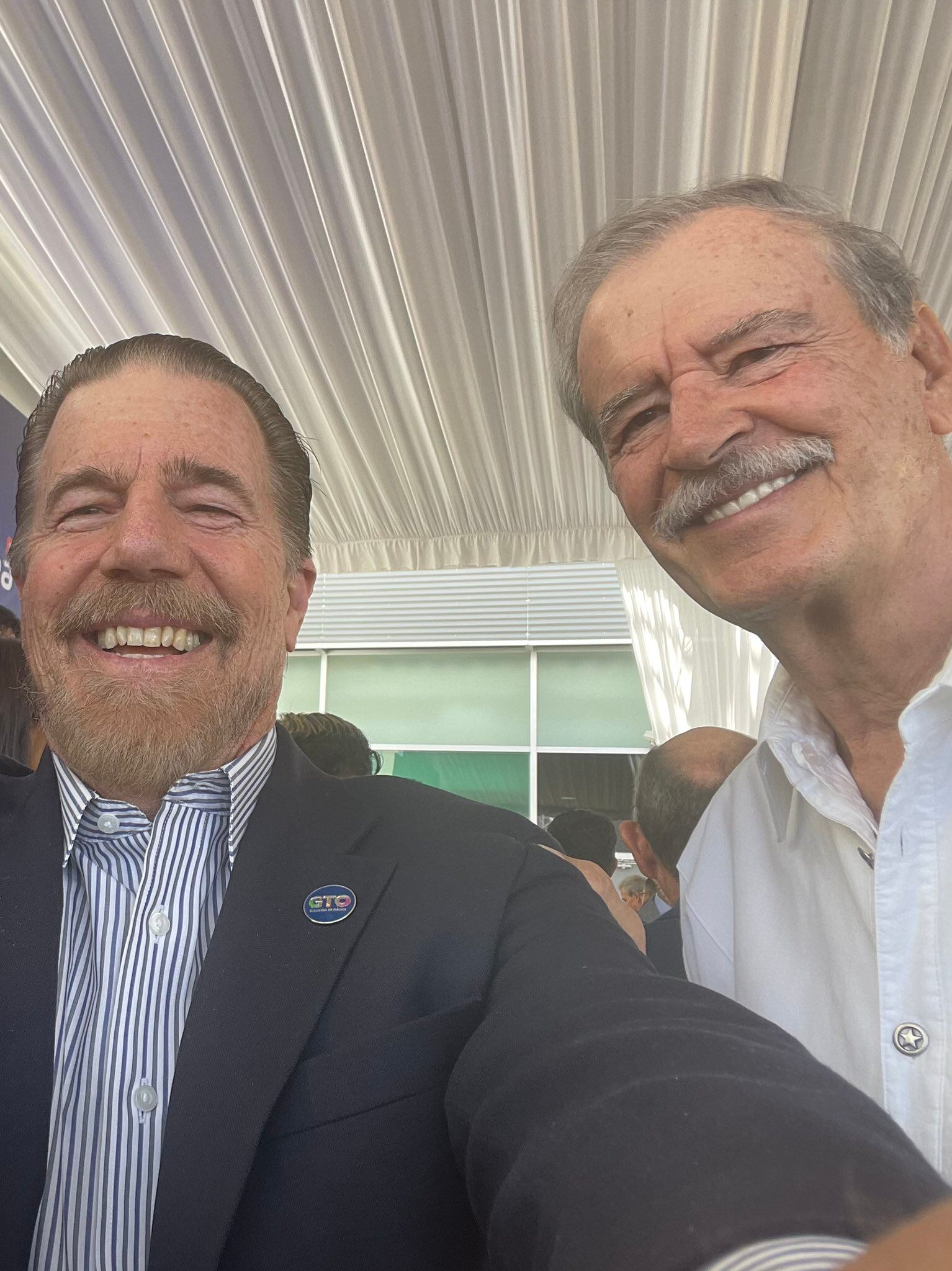 Juan Hernández y Vicente Fox