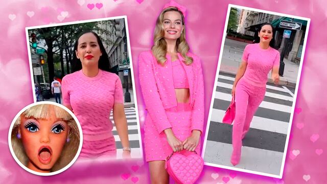 Sandra Cuevas en modo Barbie