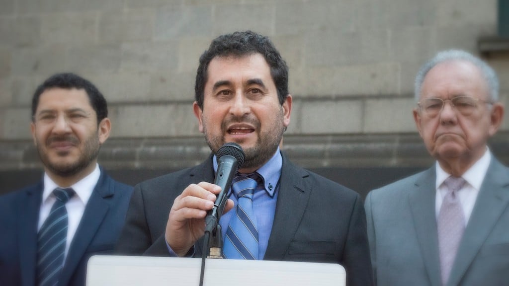 César Cravioto, entonces coordinador de la bancada de Morena en la ALDF