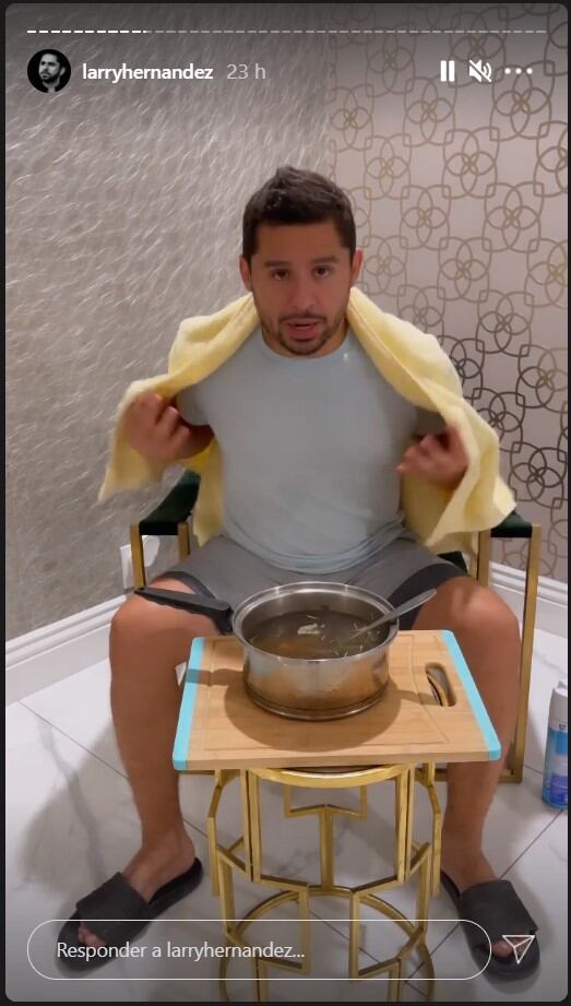 Publicación de Larry Hernández en Instagram