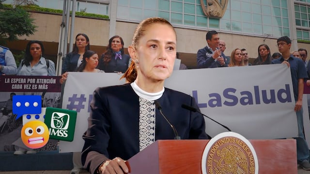 Sheinbaum ve oportunismo político tras rechazo a Jorge Romero en protesta del IMSS