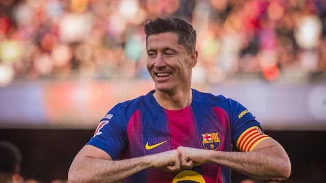 Robert Lewandowski, el delantero estrella del FC Barcelona.