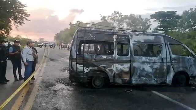 Mueren 12 migrantes calcinados tras accidente en Chiapas